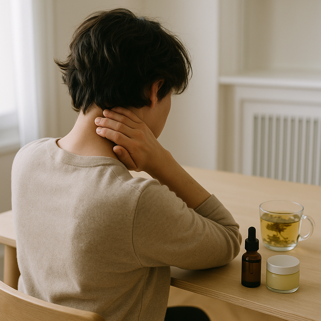 CBD pour douleurs cervicales : huile, baume ou infusion ?