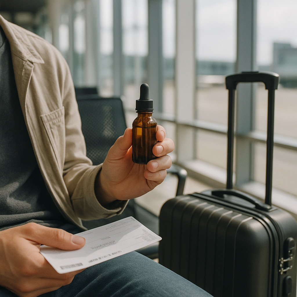 CBD pour les trajets en avion : utile contre l’appréhension ?