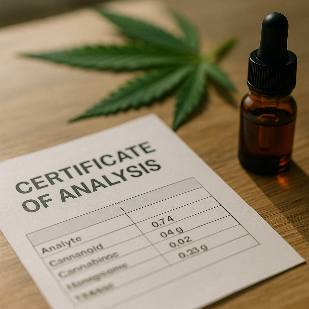 Comment lire un certificat d’analyse CBD avant achat ?