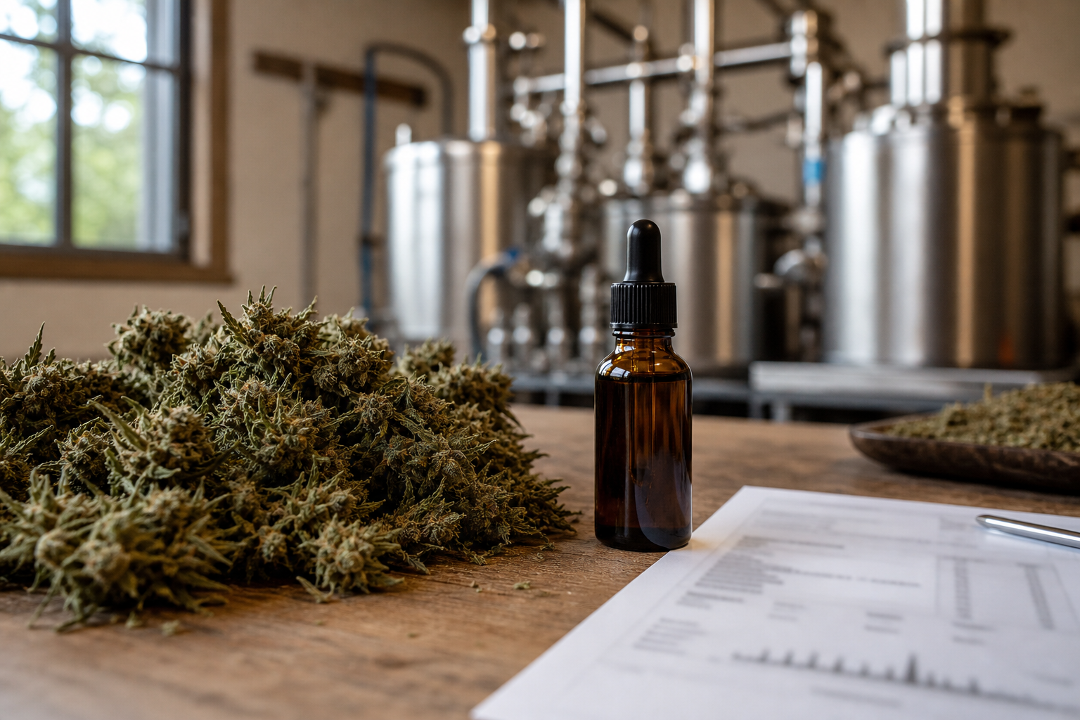 Comment le CBD est-il transformé en huile et en extrait ?