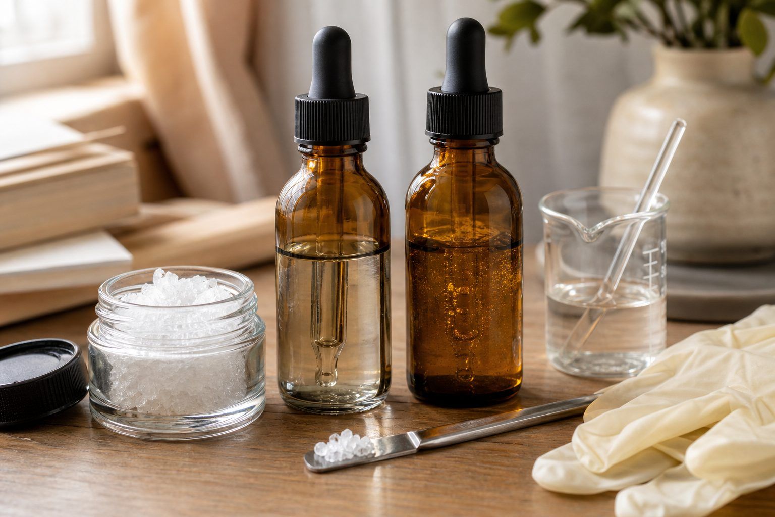 Diluer des cristaux dans un e-liquide&nbsp;: le rôle du PG et du VG