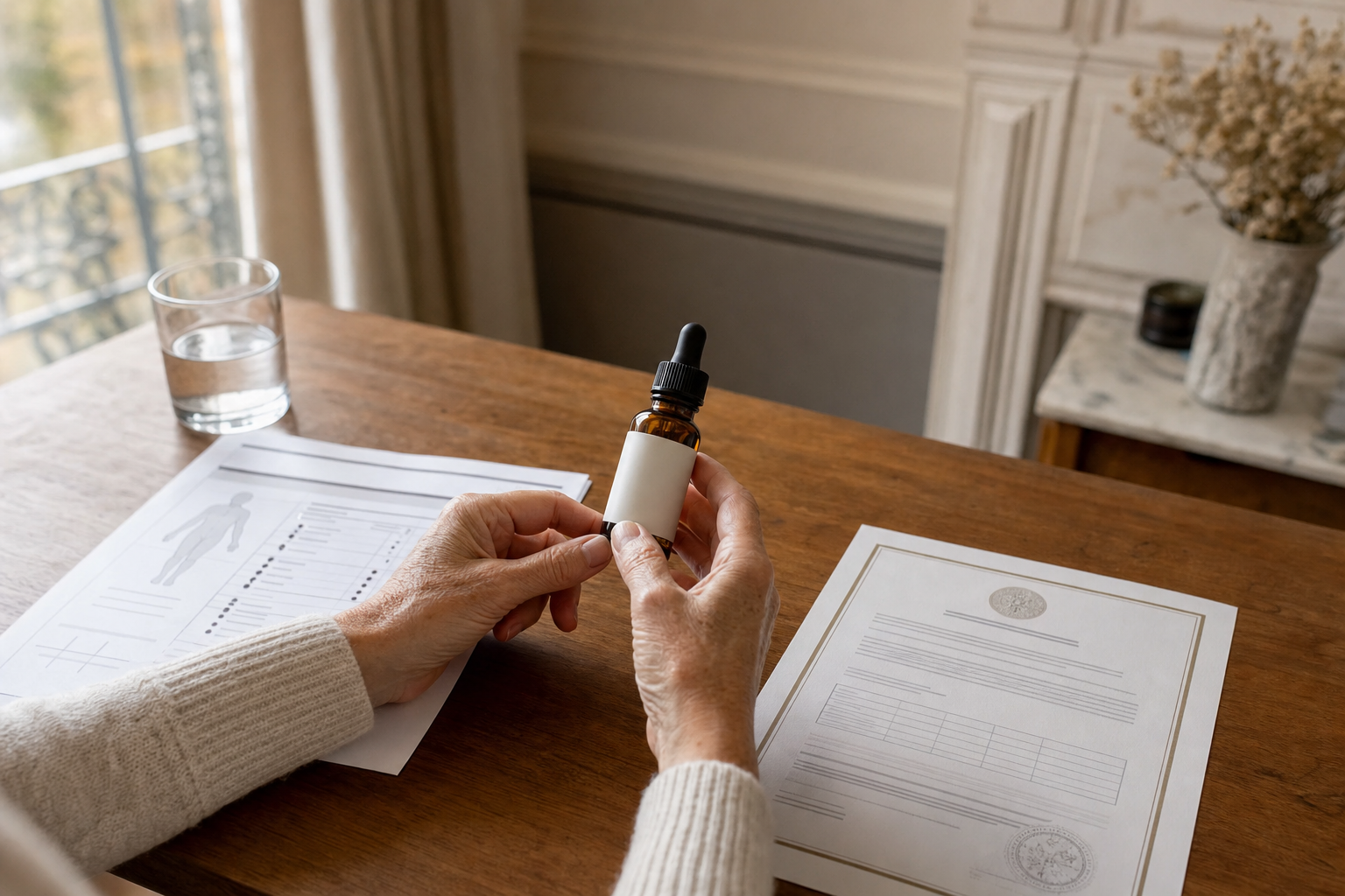 Le dosage du CBD pour une personne âgée se prépare avec prudence